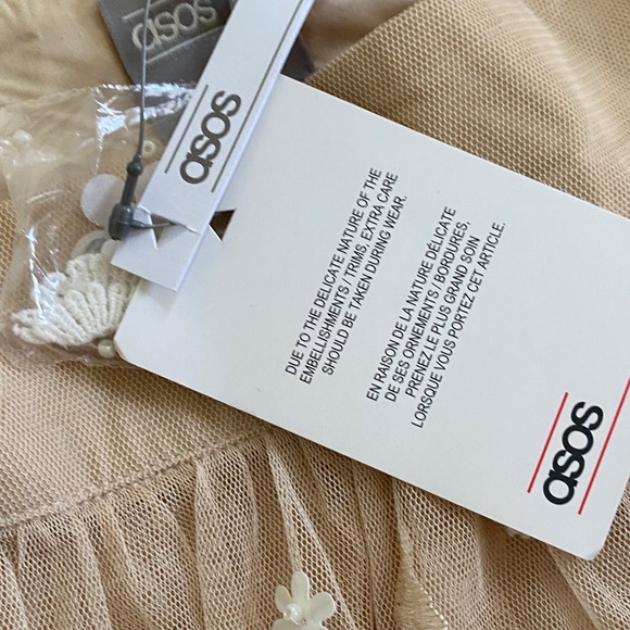 ASOS Flower Sequin, Pale Pink Skirt - Picture 4 of 4